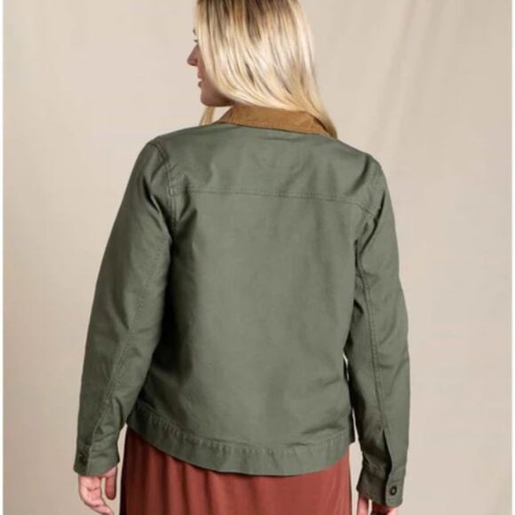 Women's Green Toad&Co Bramble Jacket size M - Picture 5 of 6